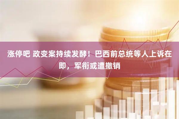 涨停吧 政变案持续发酵！巴西前总统等人上诉在即，军衔或遭撤销